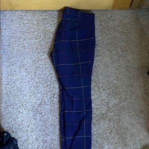 Plaid pants